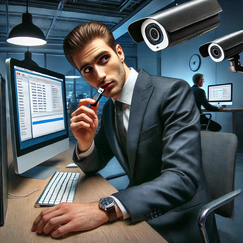 Cybersecurity measures to prevent data theft and legal solutions under Indian IT laws.